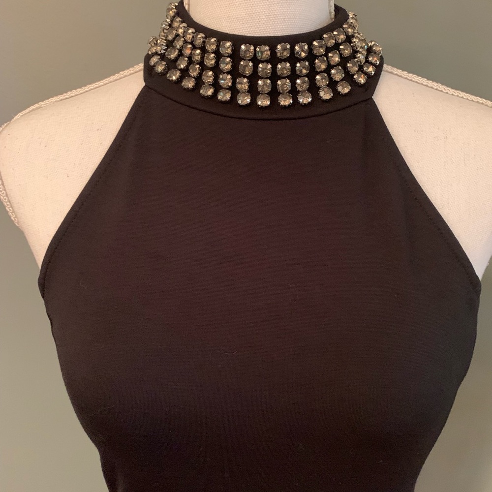 NWT! Sanctuary Black Beaded Dress~Size XS - Picture 2 of 7